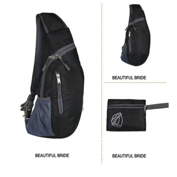 ZIYIXIN Men Women Shoulder Backpack Small Cross Body Chest Sling Backpack - Picture 2 of 14